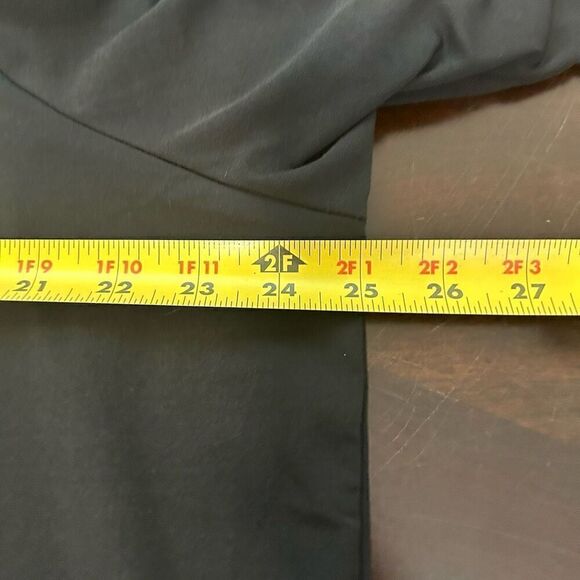 Susan Graver Liquid Knit Solid Black Keyhole 3/4 Sleeve Top Women’s Size 2X P - Picture 10 of 12